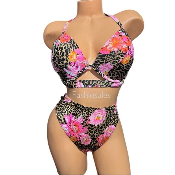 Victorias Secret Swim Push Up Padded Underwire Bikini top & Bottom Set - Picture 4 of 6